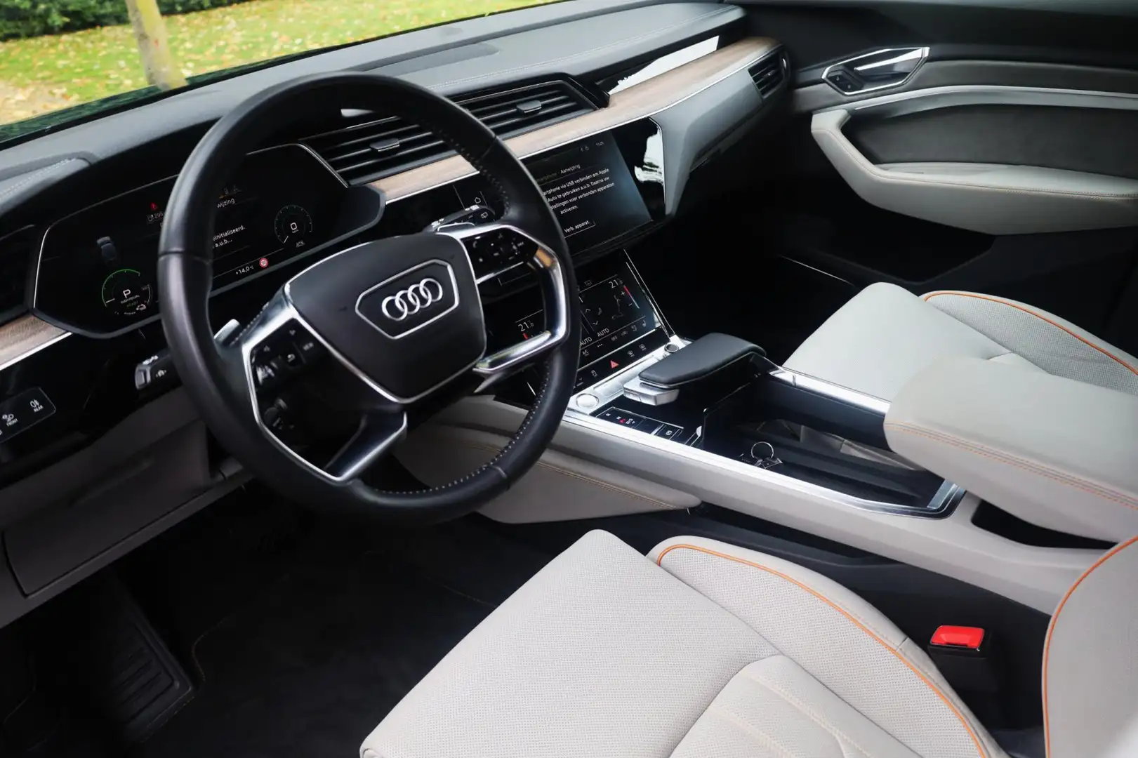Audi e-tron E-tron 55 quattro advanced Pro Line Plus 95 kWh Au Blauw - 2