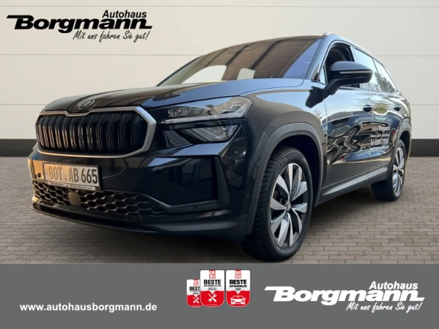 Skoda Kodiaq Selection 2,0TDI 4X4 AHK-klappbar Canton Reservera Schwarz - 1