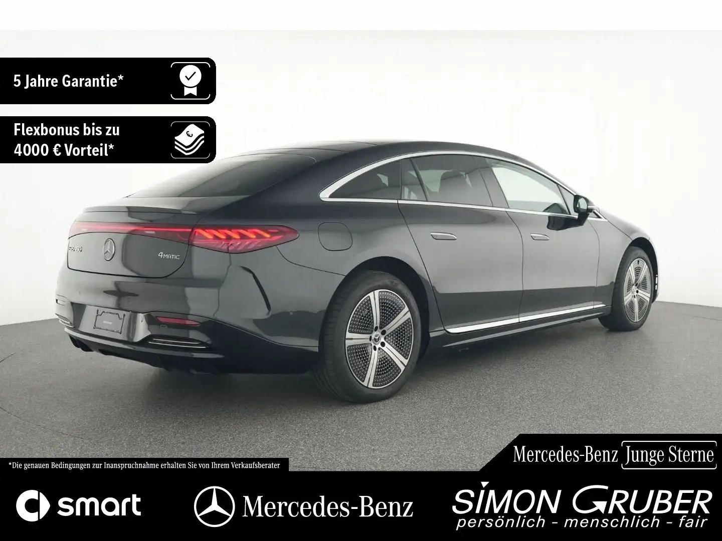 Mercedes-Benz EQS 450 4M AMG Hyper HAL Pano Nappa Mod 2025 Сірий - 2