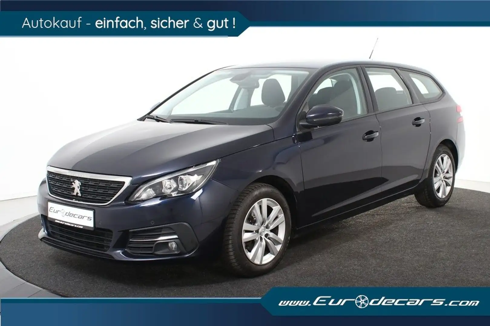 Peugeot 308 SW Active 130 *1.Hand*Navi*Park ass.*Carplay* Blau - 1
