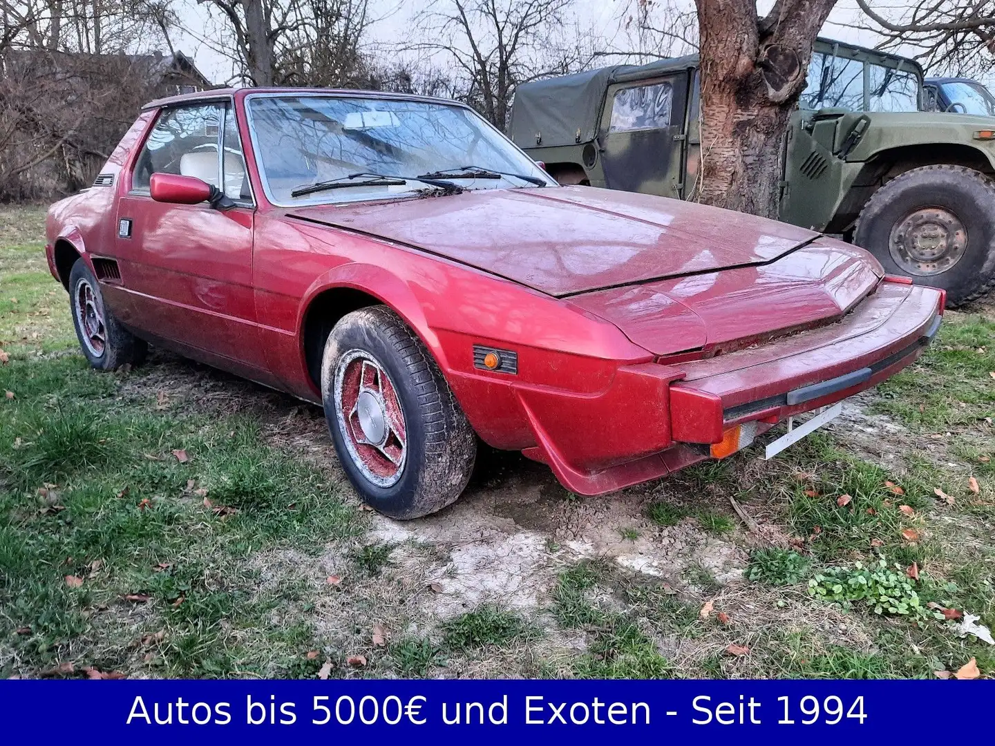 Fiat X 1/9 - 5 Speed - zum Wiederbeleben Rot - 2