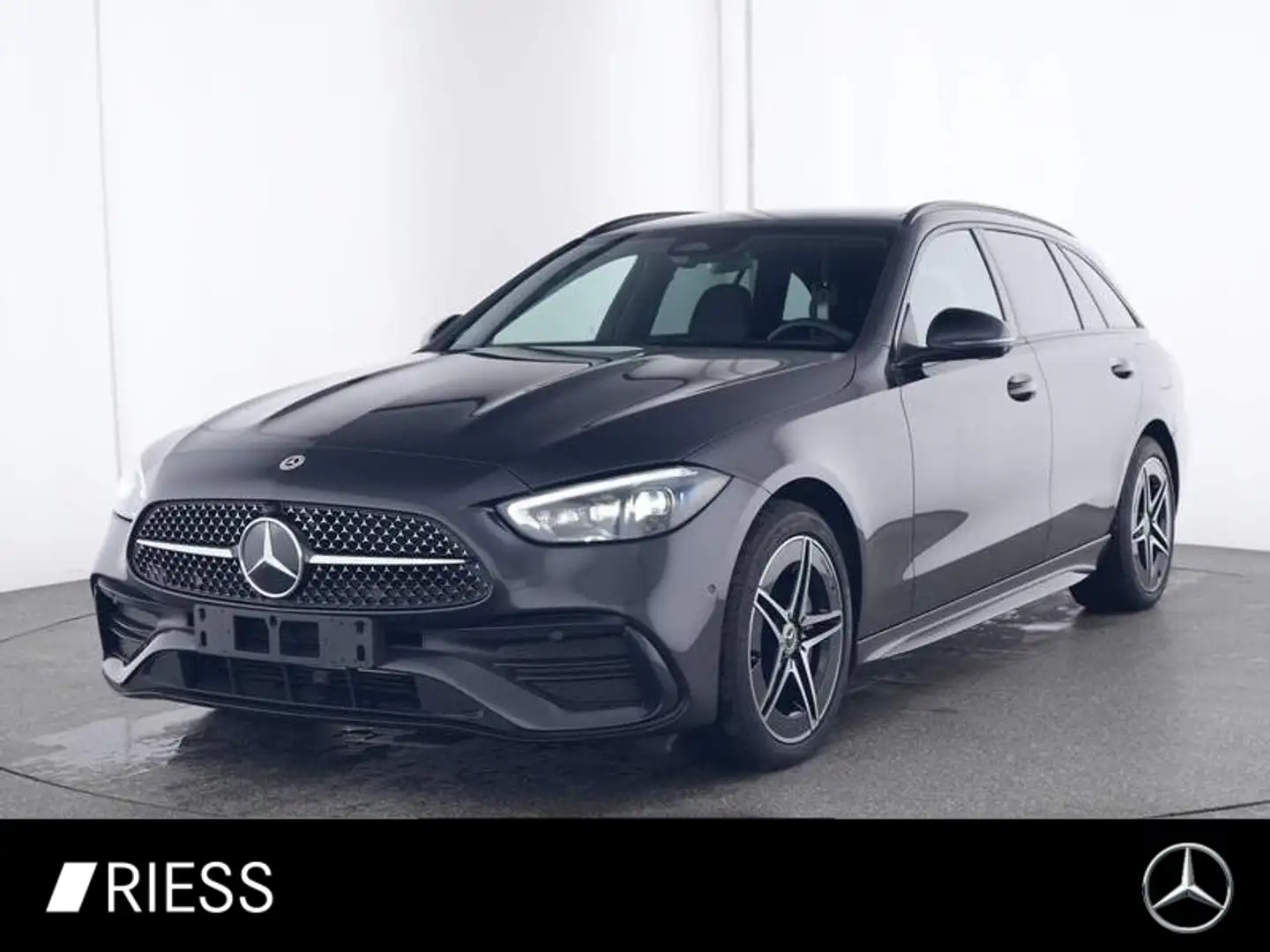 Mercedes-Benz C 300 e T AMG Sport Night Navi LED AHK Pano 360 Grijs - 1