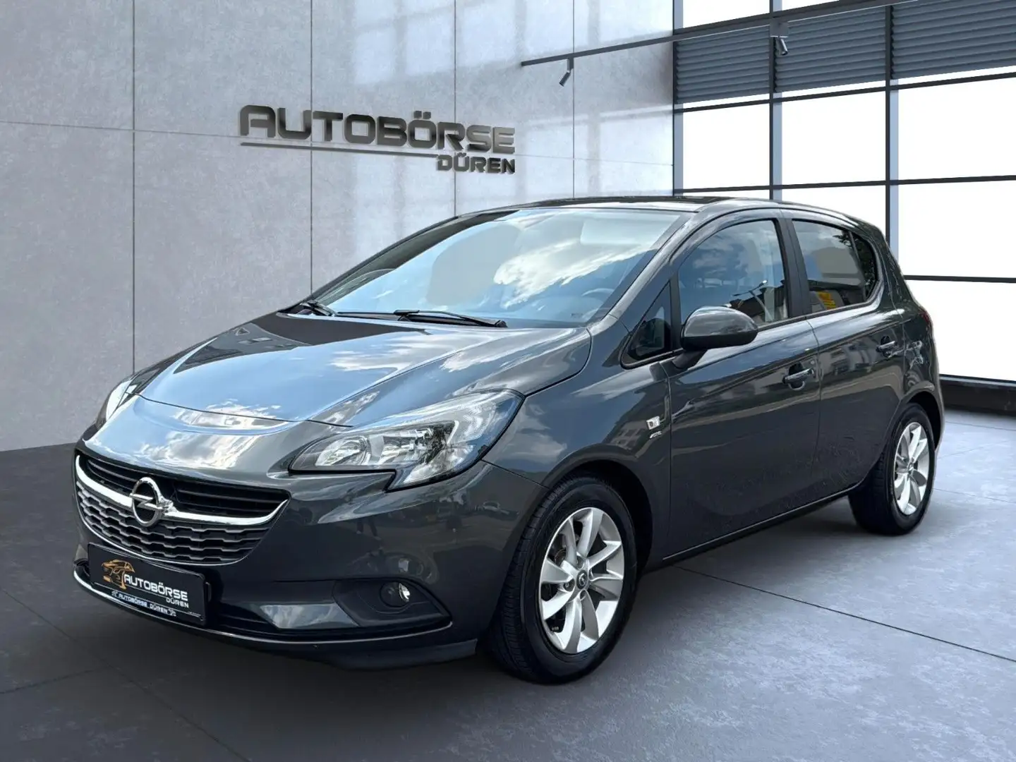 Opel Corsa E Active HU neu/Service neu/PDC Grau - 1