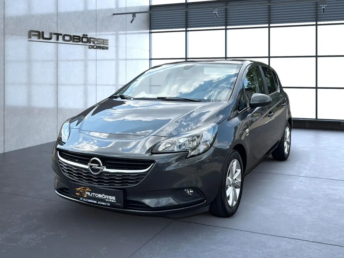 Opel Corsa E Active HU neu/Service neu/PDC Grau - 2