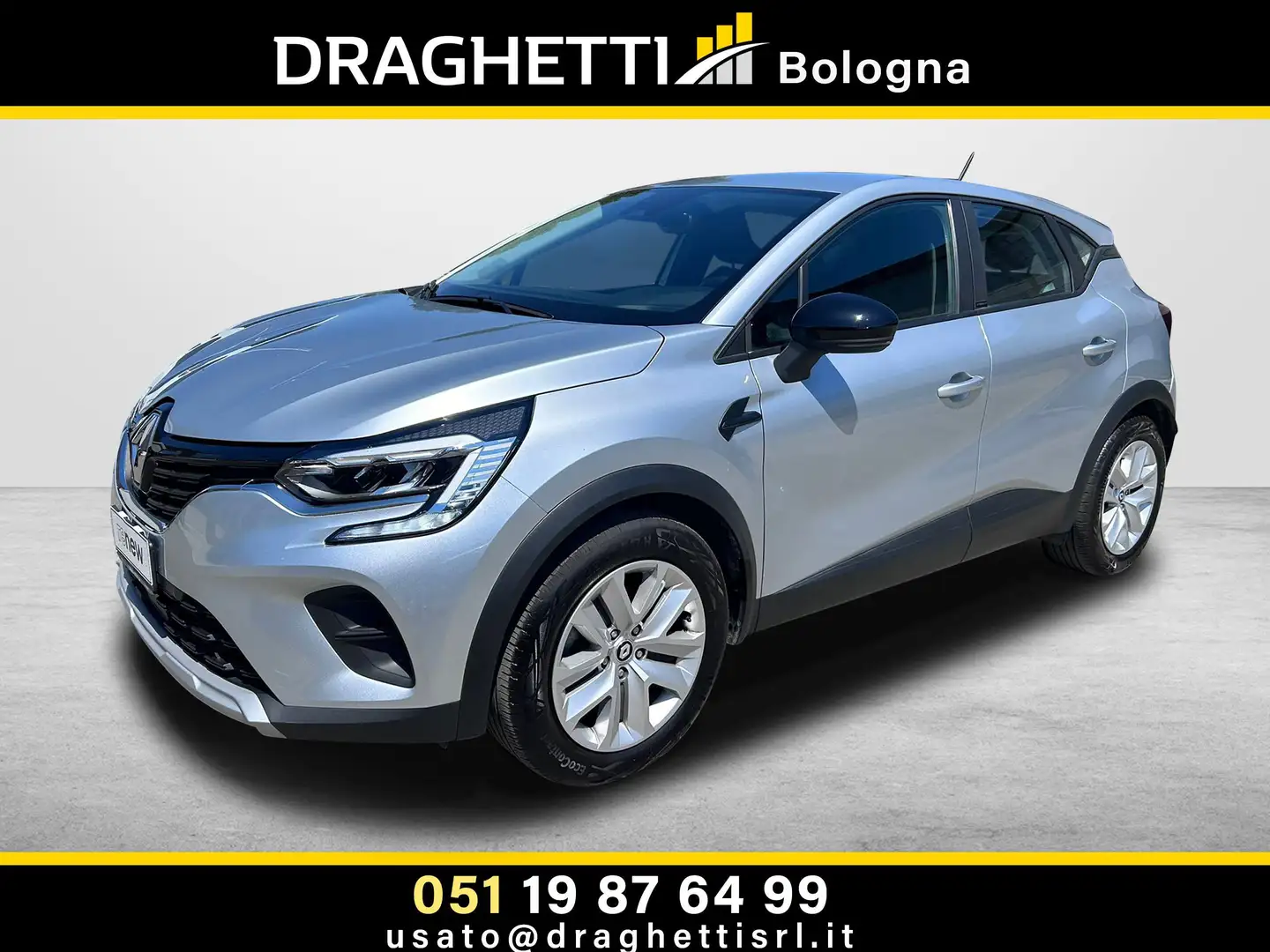 Renault Captur Captur 1.6 E-Tech hybrid Zen 145cv auto Argento - 1