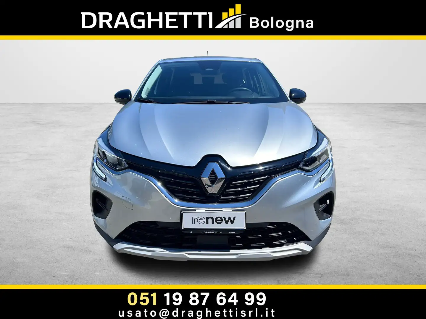 Renault Captur Captur 1.6 E-Tech hybrid Zen 145cv auto Argento - 2