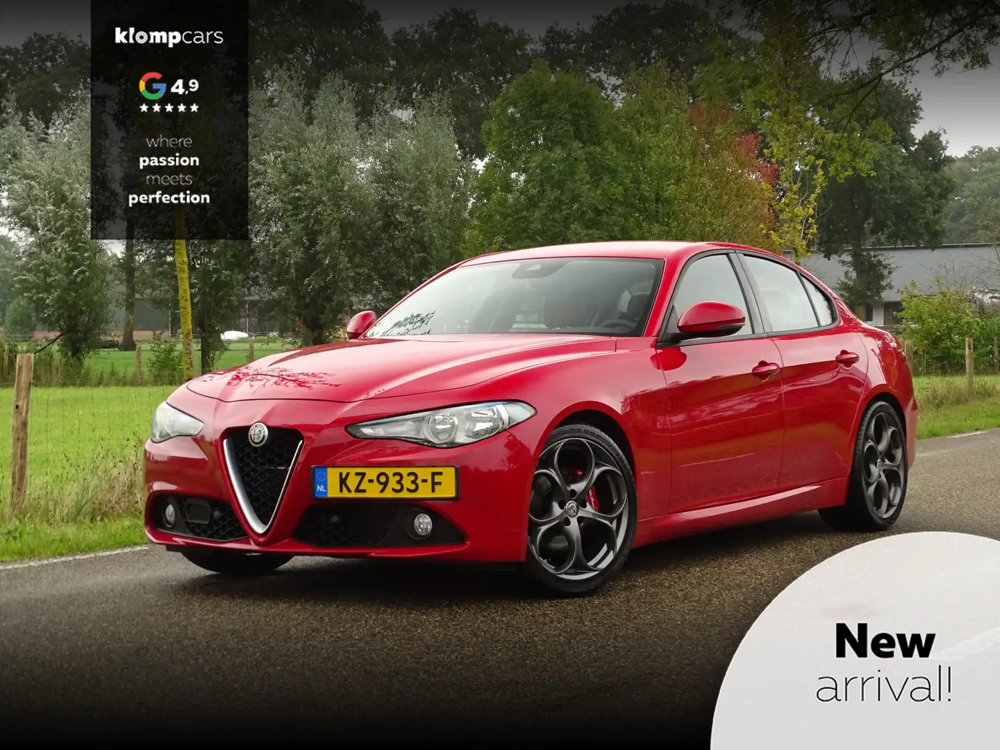Alfa Romeo Giulia 2.0T | 310PK | Rosso | Cloverleafs | Verlaagd | Ze Rood - 1