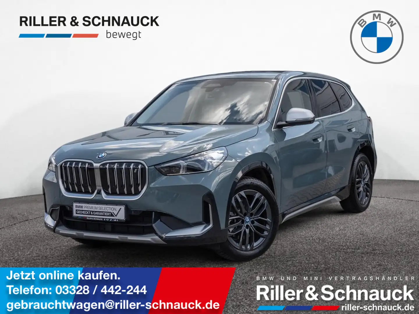 BMW iX1 xDrive 30 X-Line KAMERA NAVI HUD LED 360° Zielony - 1