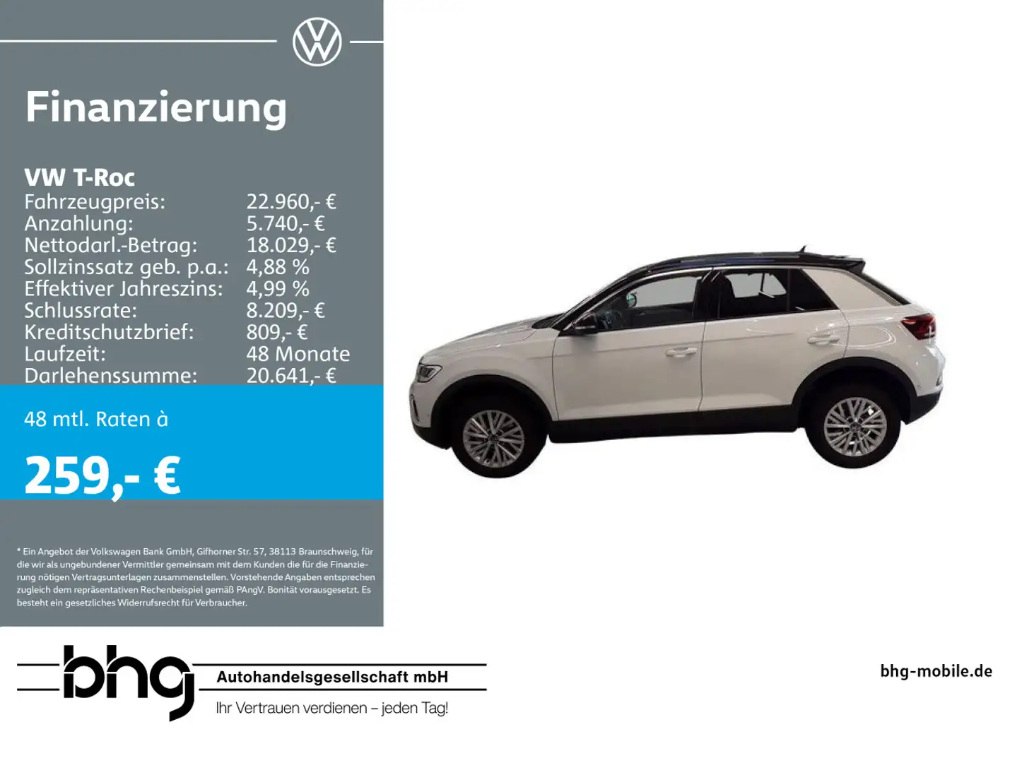 Volkswagen T-Roc 1.0 TSI OPF Life Wit - 1