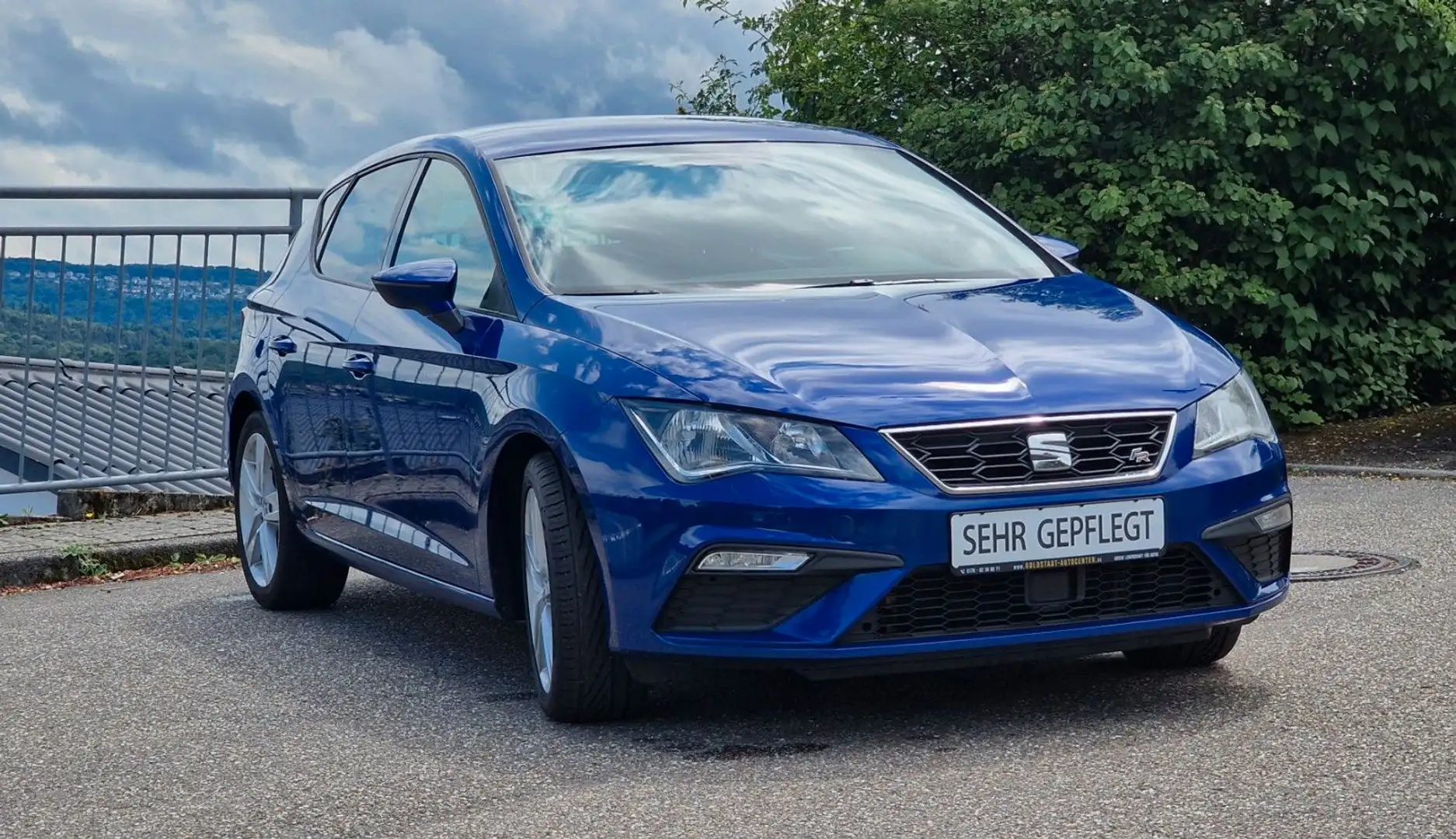 SEAT Leon FR*8xALLU*Apple CarPlay&Android*SERVICE NEU Blau - 2