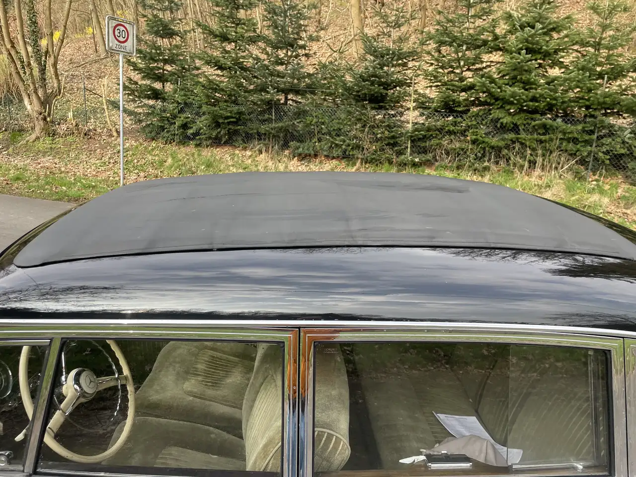 Mercedes-Benz 300 Adenauer B - Faltdach, innen original, foto 6
