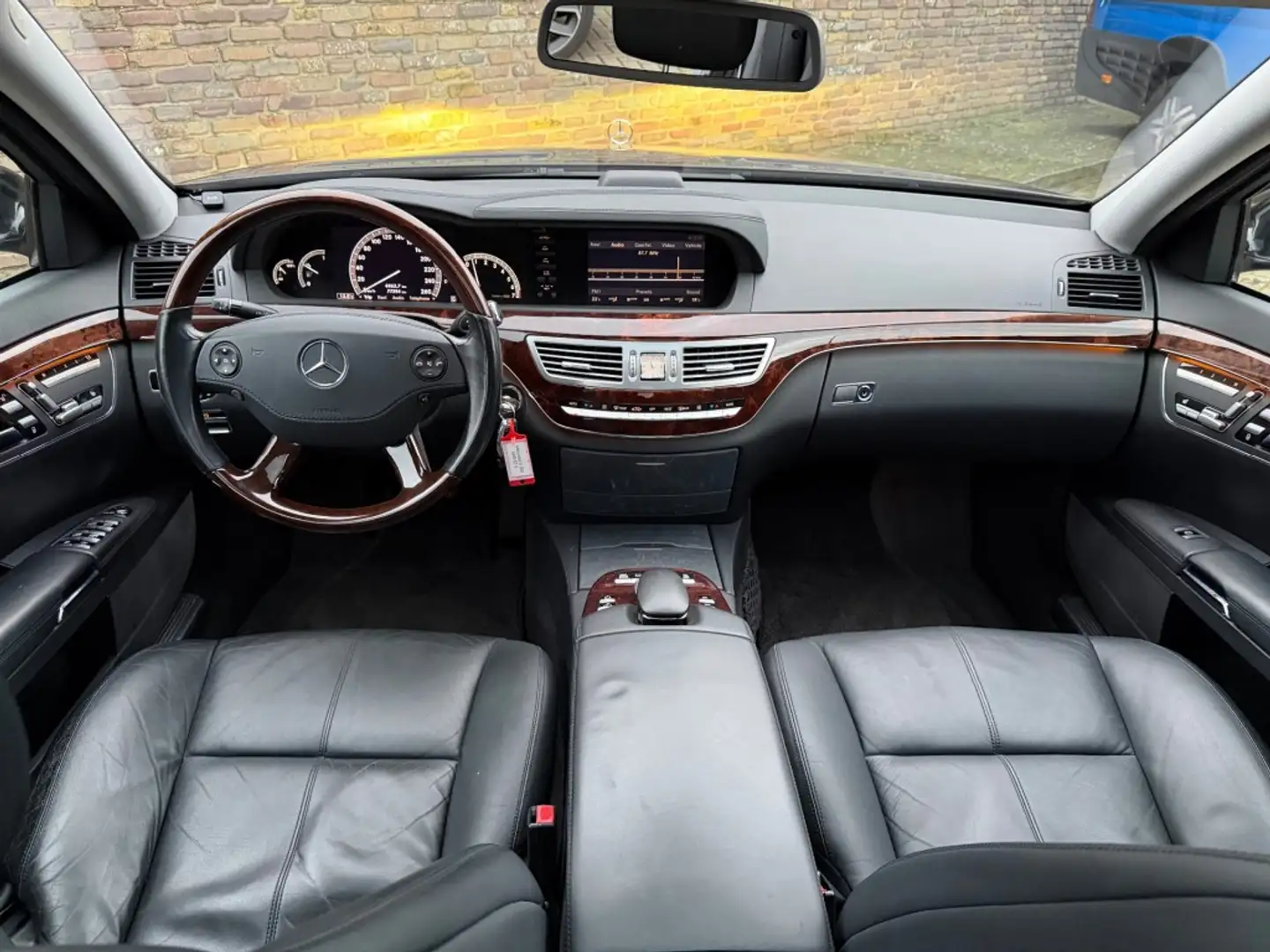 Mercedes-Benz S 500 500 LANG BTW Auto Leer Automaat Negru - 2