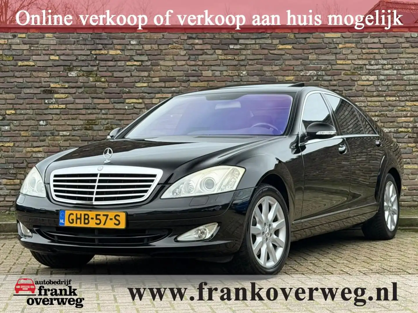 Mercedes-Benz S 500 500 LANG BTW Auto Leer Automaat Negru - 1