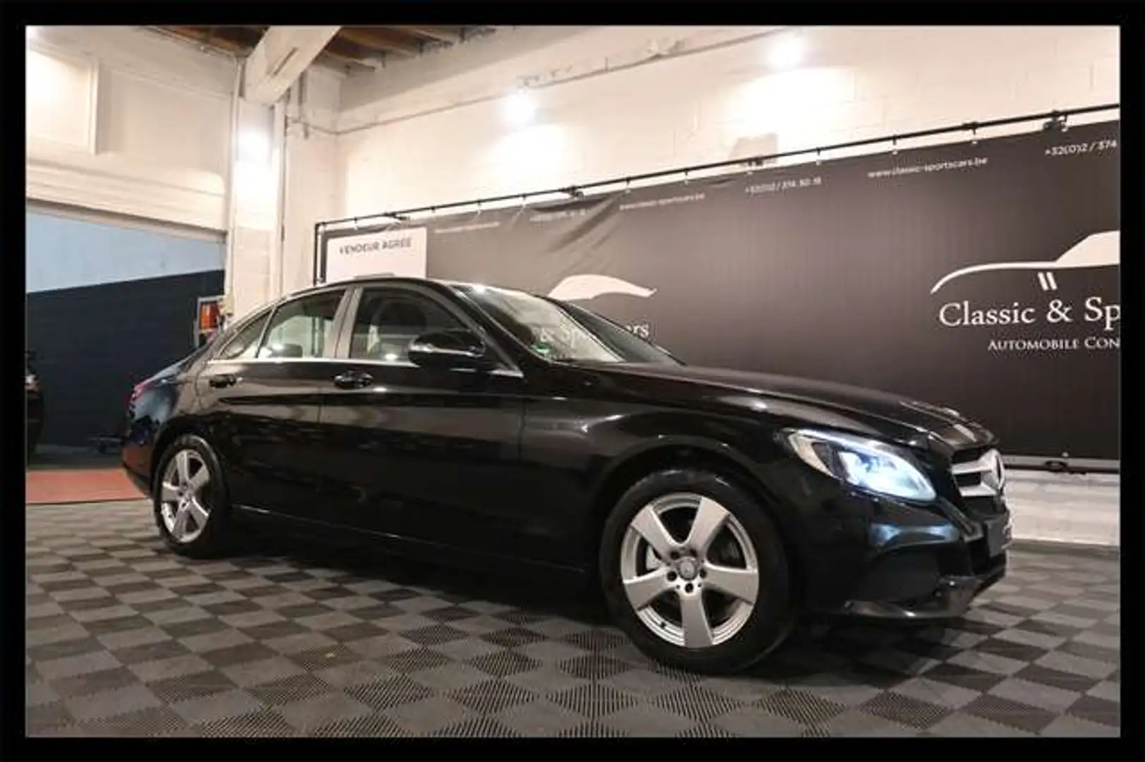 Mercedes-Benz C 180 C 180 d  / EURO 6b / CUIR / GPS NAVI / LEDS / PDC Schwarz - 1