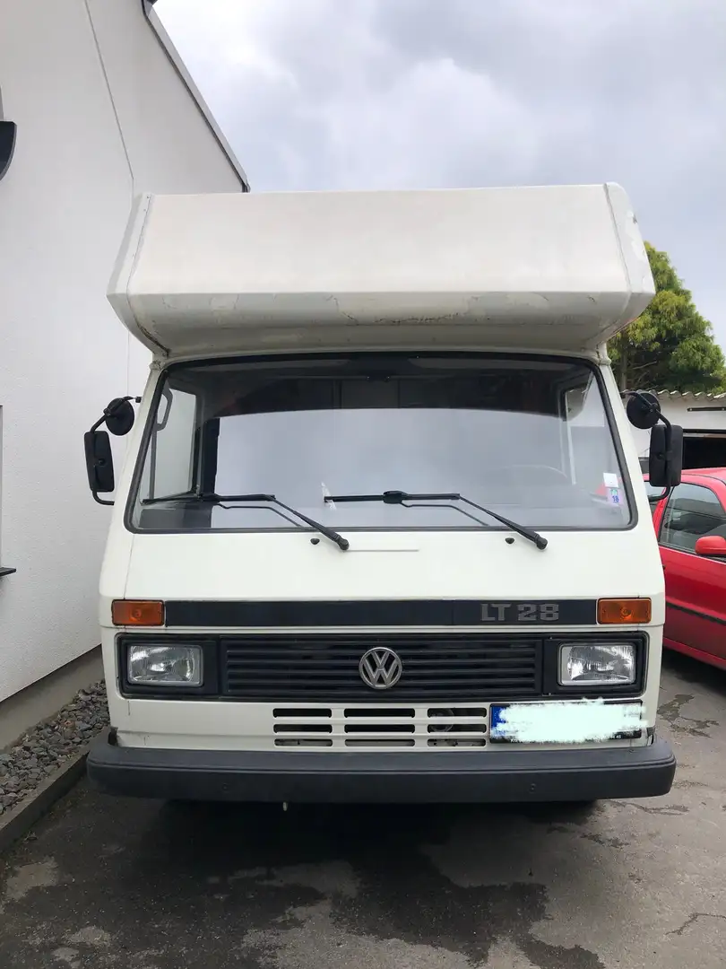 Volkswagen LT LT 28 mit Alkoven und H Kennzeichen Blanc - 2