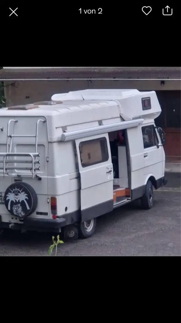 Volkswagen LT LT 28 mit Alkoven und H Kennzeichen Blanc - 1
