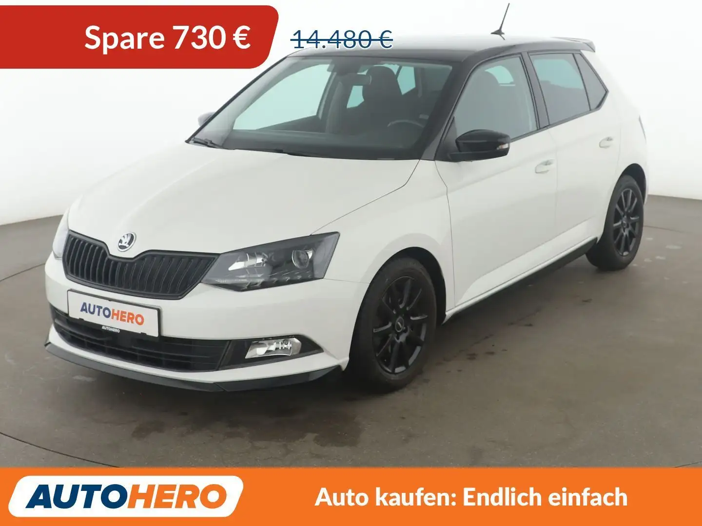 Skoda Fabia 1.4 TSI R5 Aut.*NAVI*ACC*CAM*PDC*SHZ*PANO* Weiß - 1