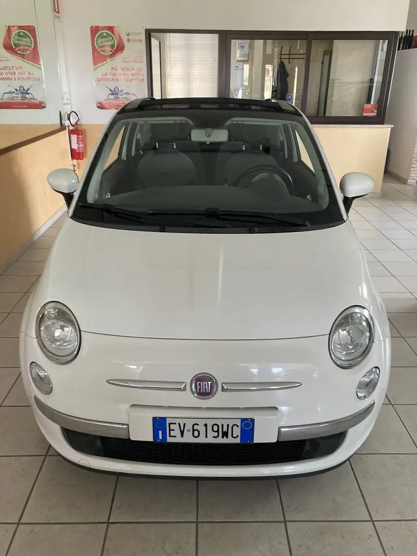 Fiat 500C 1.2 Lounge 69cv E6 automatica Bianco - 1