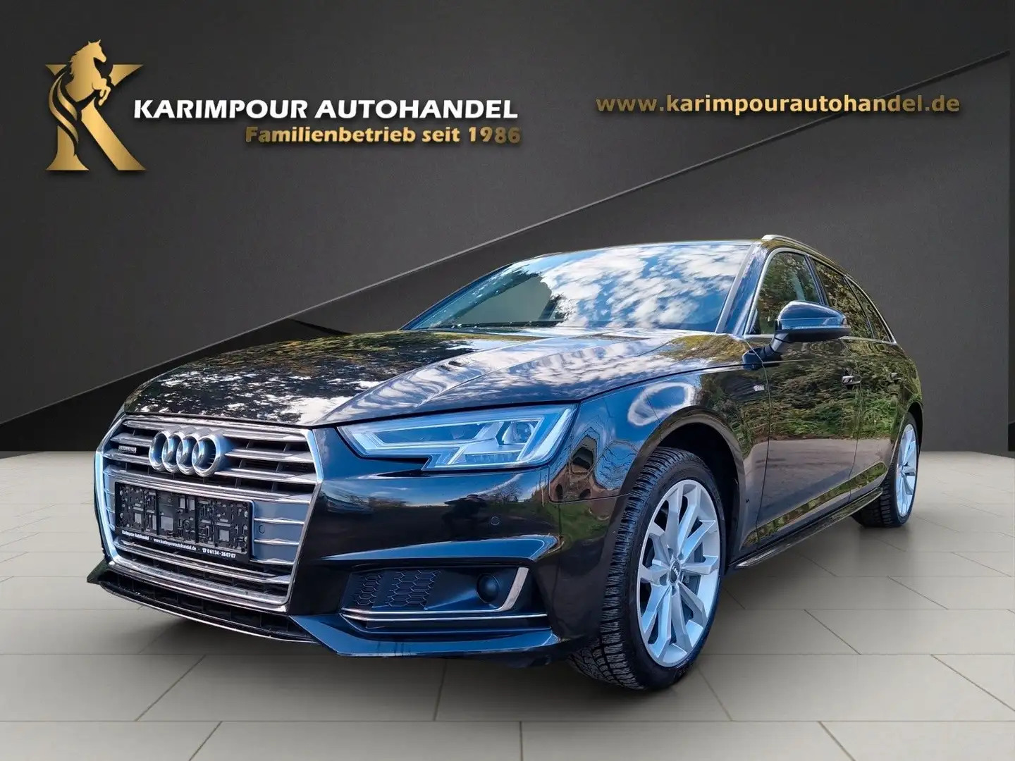 Audi A4 Avant quattro sport *Nav*S line*218PS*Dig.Ta* Schwarz - 1