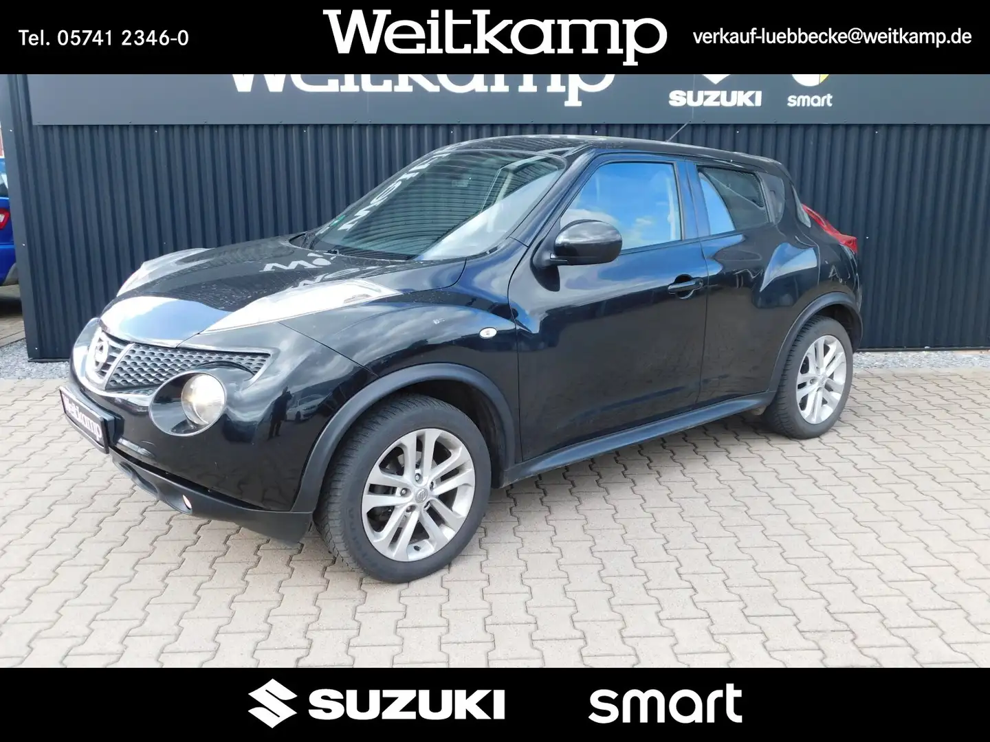 Nissan Juke Juke 1.6 Acenta 4x2 Klimaaut. Alufelgen AHK HiFi Zwart - 1
