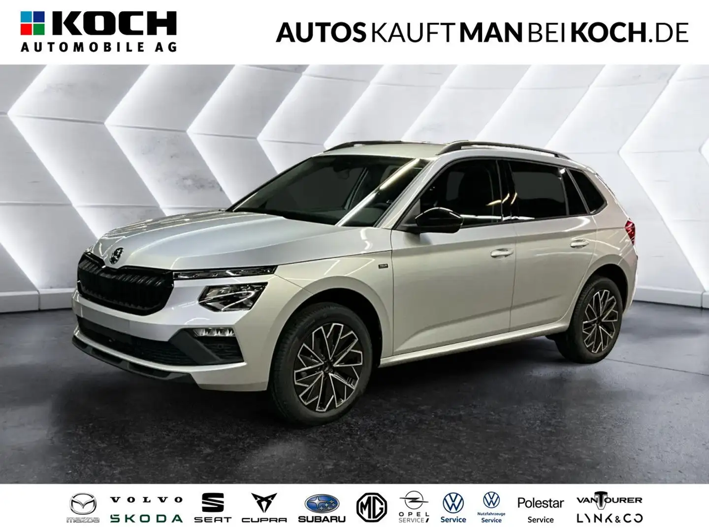 Skoda Kamiq 1.0 TSI DSG TOUR BLACK ACC MATRIX ASS PLUS Silber - 1