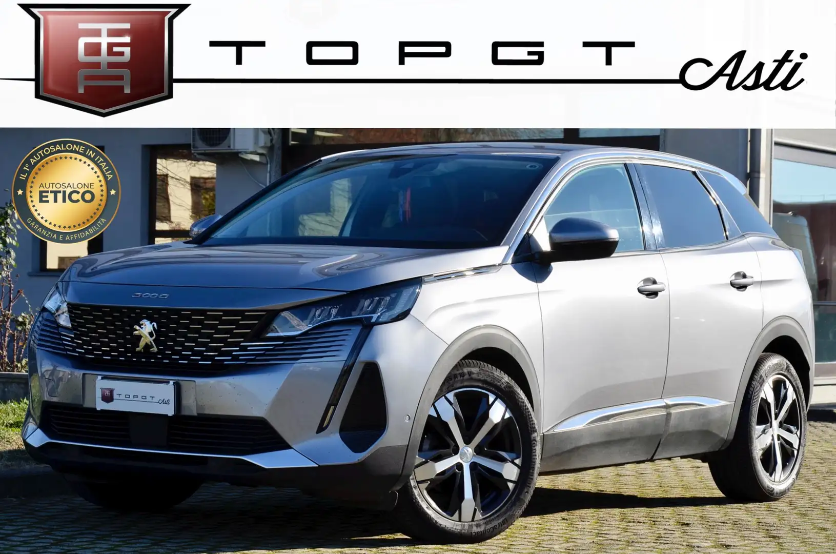Peugeot 3008 1.5 bluehdi Allure Pack 131cv auto PERMUTE Argento - 1