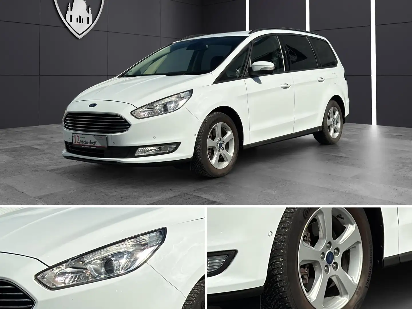 Ford Galaxy 2.0 TDCi Navi*SHZ*PDC*Tempomat*7-Sitze! Weiß - 2