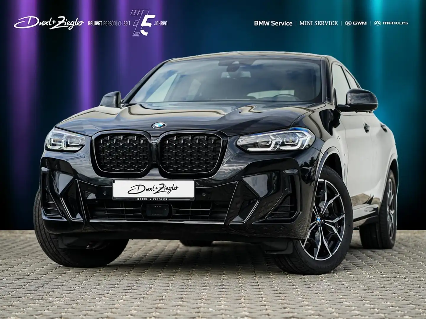 BMW X4 xDrive20i M Sport ACC AHK PanoDach LiveCoProf Noir - 1