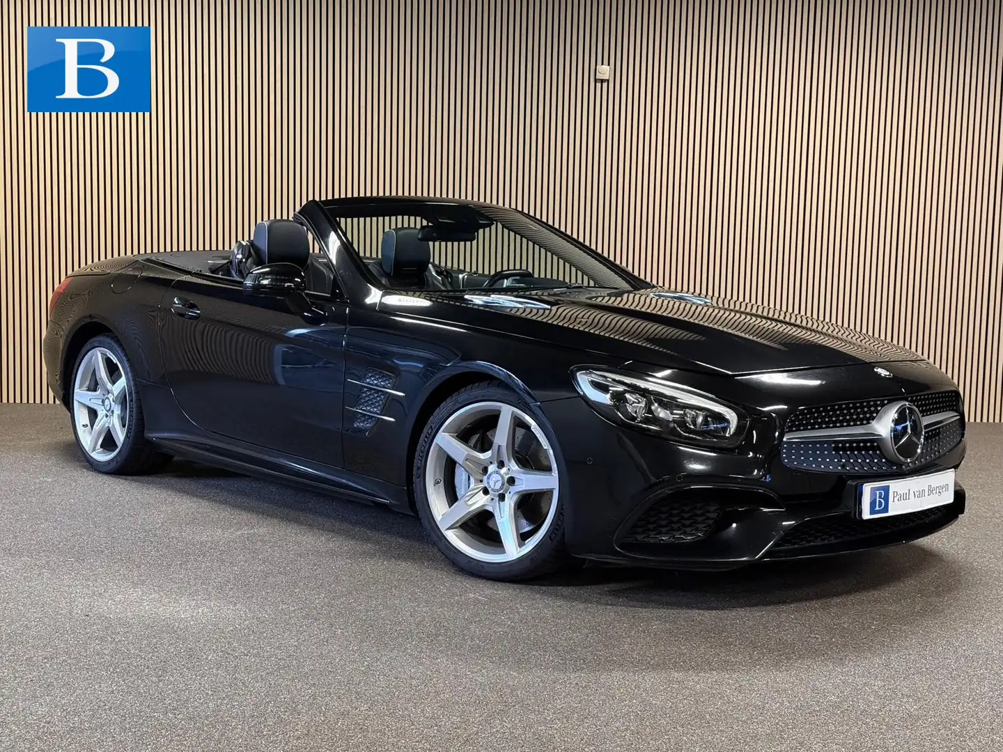 Mercedes-Benz SL 400 AMG STYLING-RIJPAKKET-PANO-AIRSCARF-MEMORY-SOUND-Z Zwart - 1