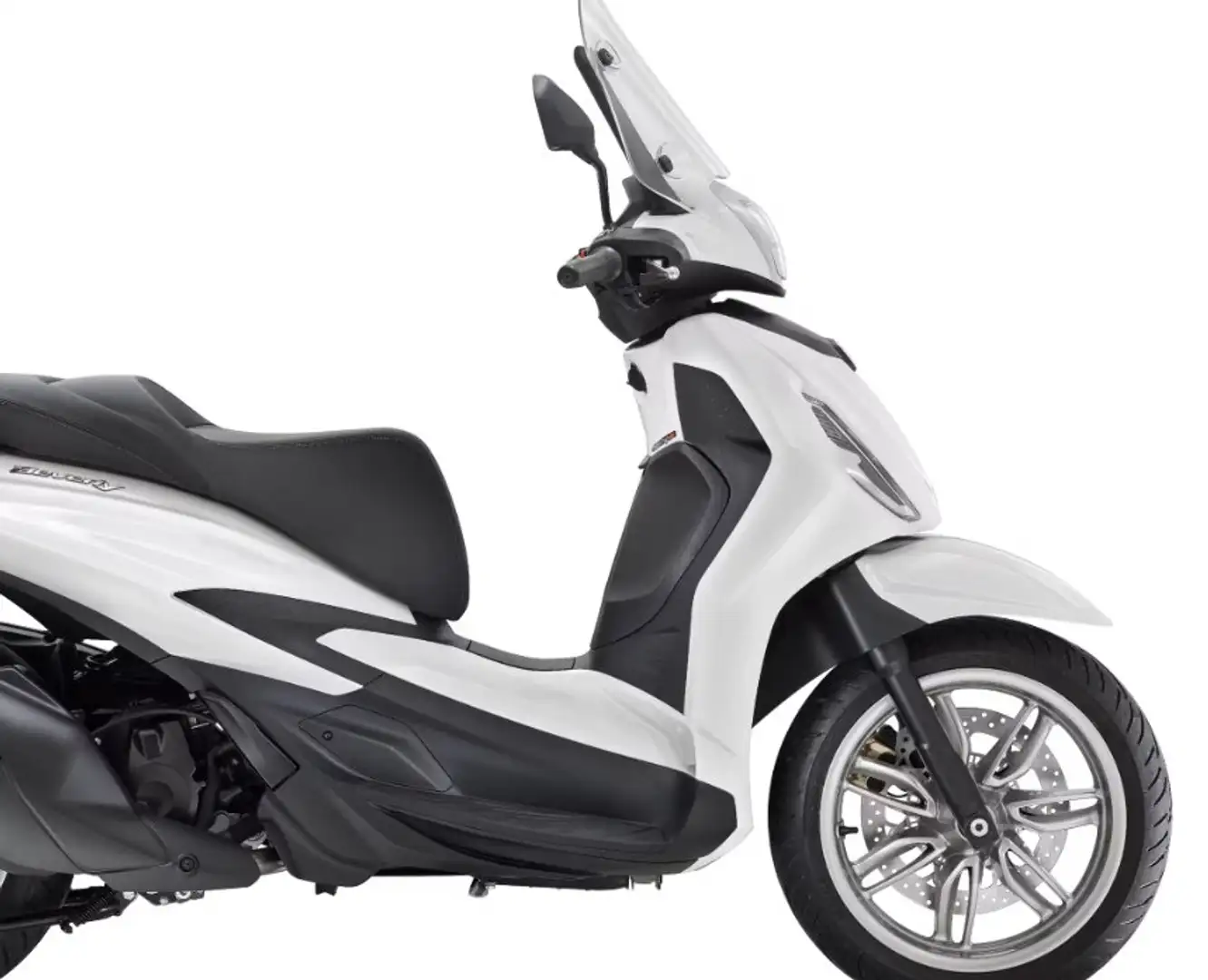 Piaggio Beverly 400 Piaggio Beverly 400 Weiß Luna+Schwarz Cosmo E5+ Blanco - 1