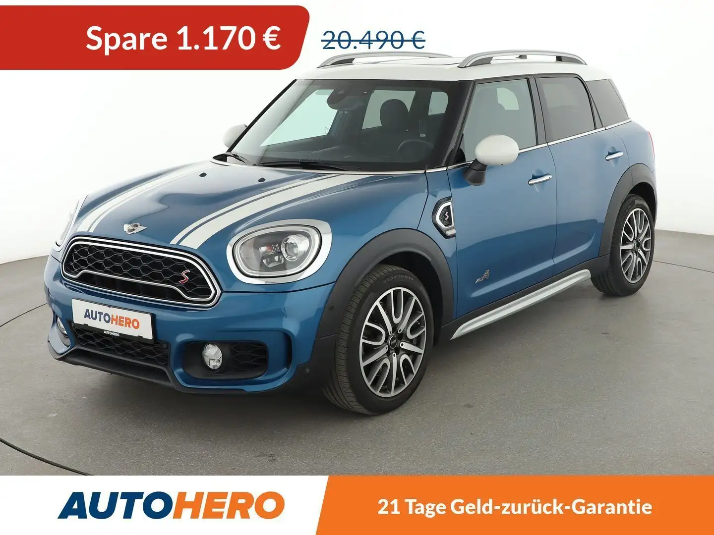 MINI Cooper S Countryman Cooper S ALL4 Aut.*NAVI*HUD*ACC*PDC*SHZ* Blau - 1