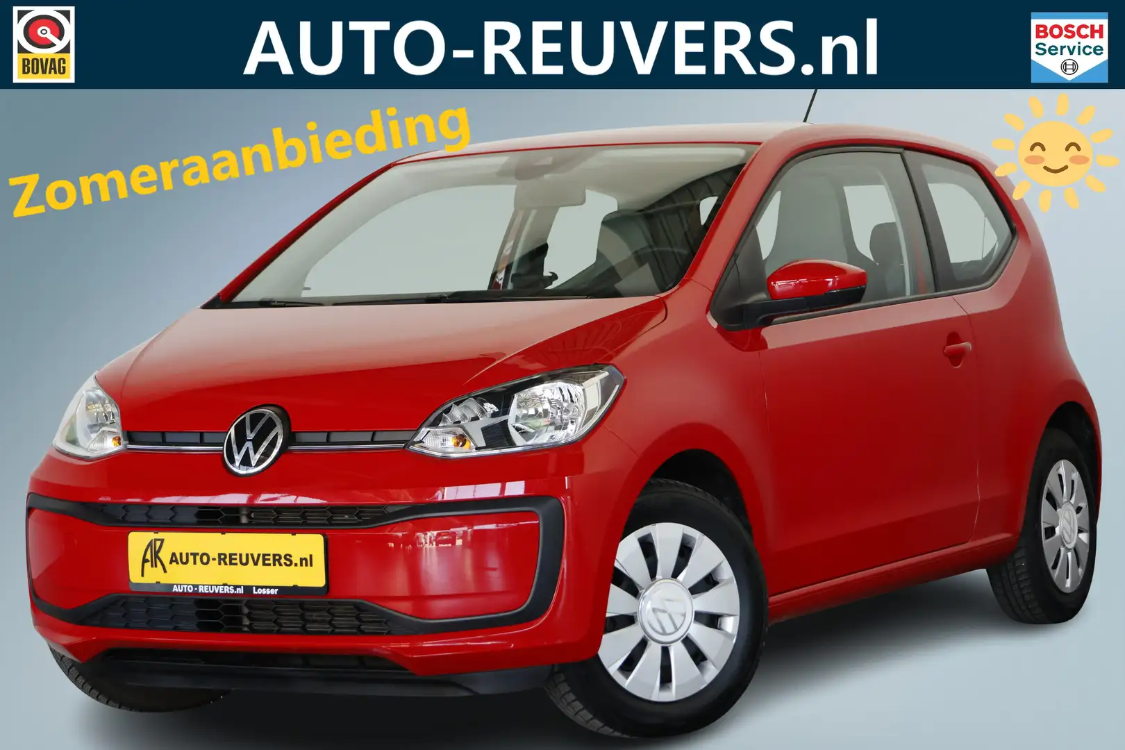 Volkswagen up! 1.0 BMT take up! / Airco / Bluetooth Rood - 1