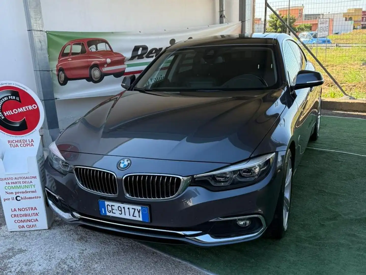 BMW 420 420d Gran Coupe Luxury auto Grigio - 2