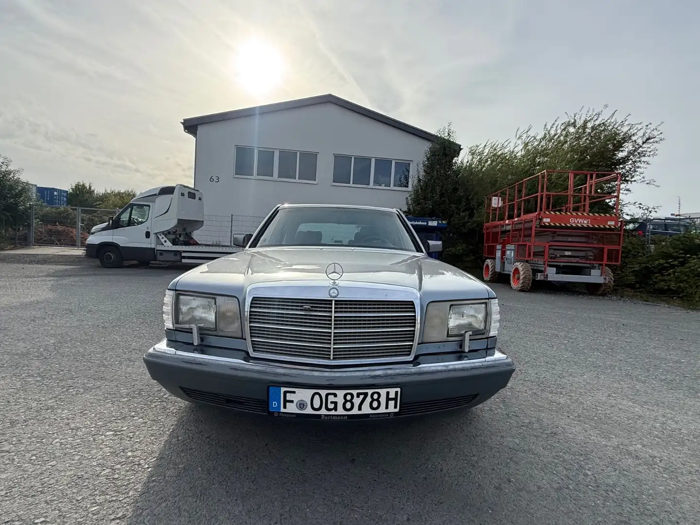 Mercedes-Benz S 300 SDL W126 Lang Klima Leder H Blau - 2