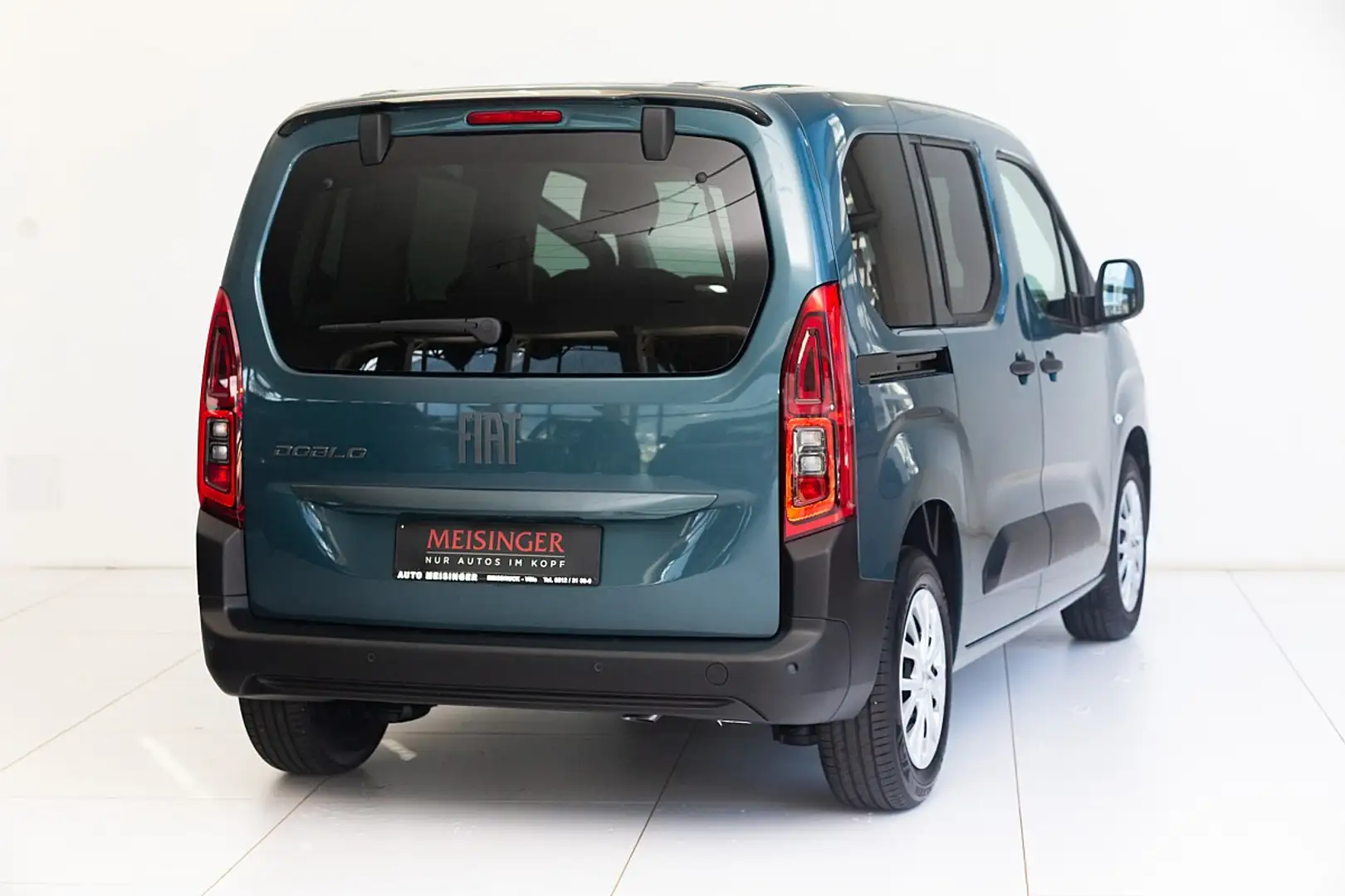 Fiat Doblo M BlueHDi 130 S&S 6-Gang-Manuell Blauw - 2