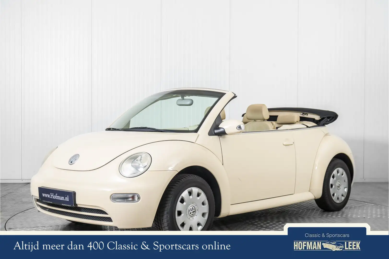 Volkswagen New Beetle Cabriolet 1.6 leer en airco 1e eigenaar Beige - 1