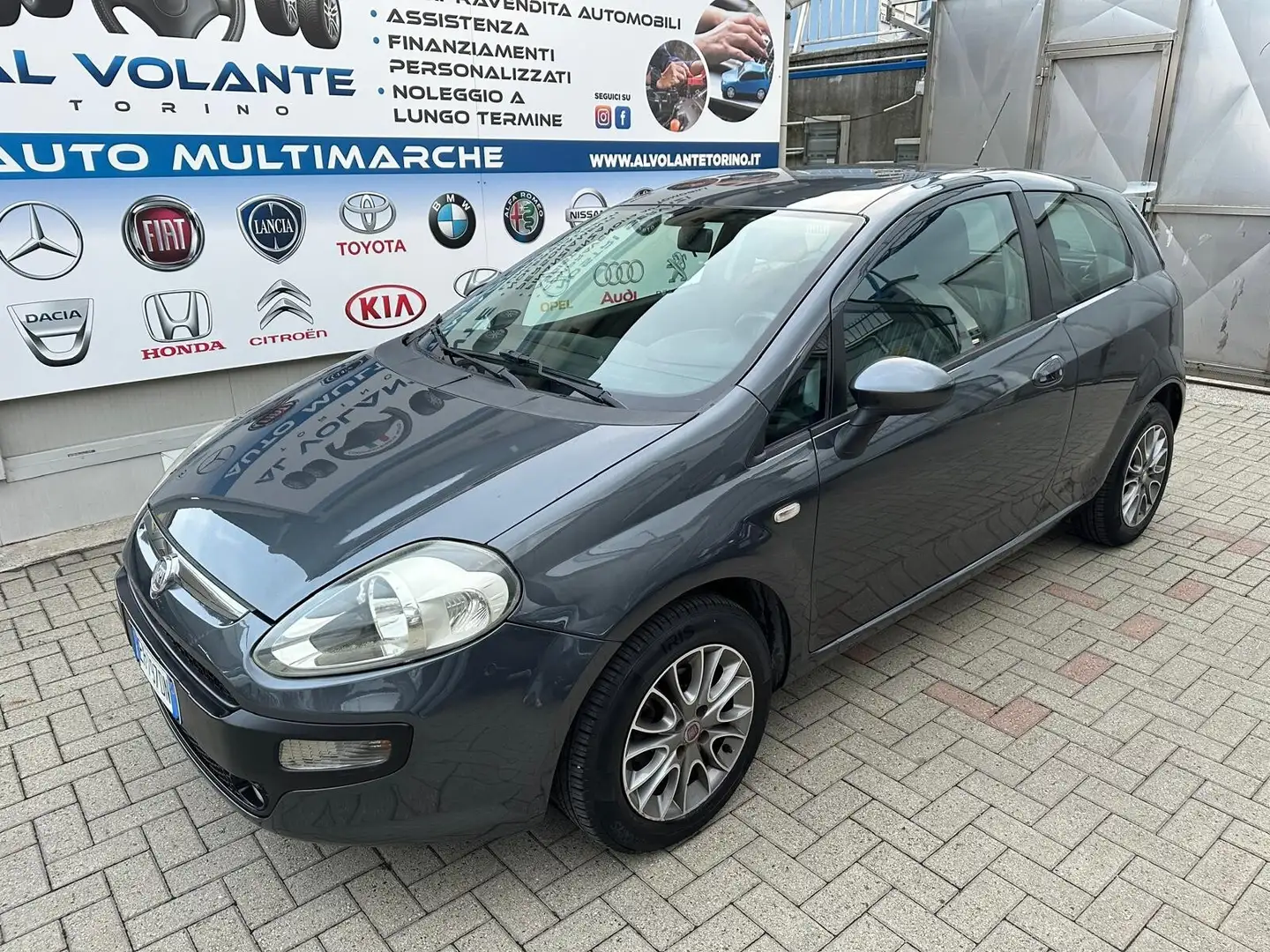 Fiat Punto Evo Punto Evo 1.2 3 porte S&S Dynamic Gris - 2