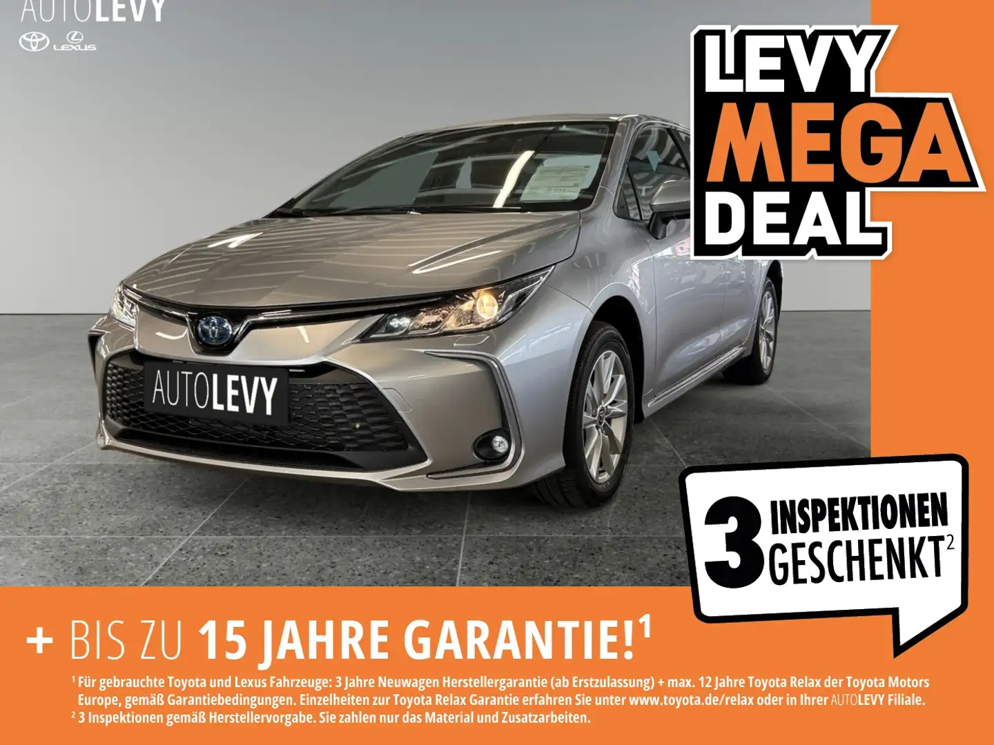 Toyota Corolla 1.8 Limousine Active +Sitzheizung+CarPlay Silber - 1