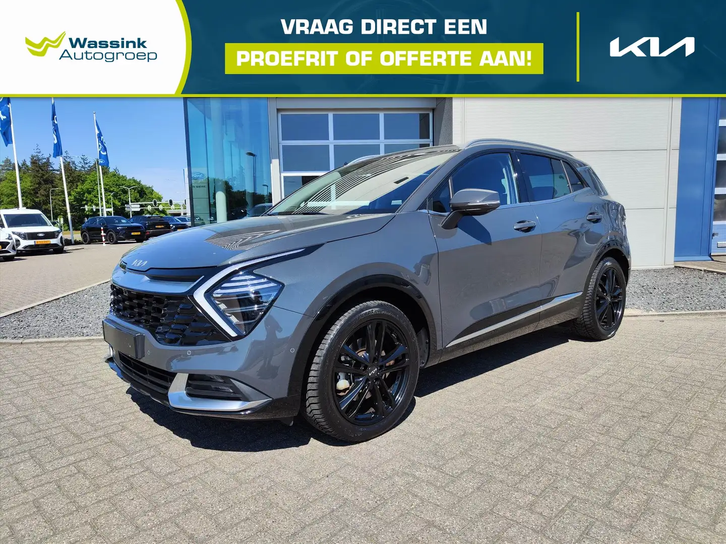 Kia Sportage 1.6 T-GDi 265pk Plug-In Hybrid AT6 4WD DynamicPlus Gris - 1
