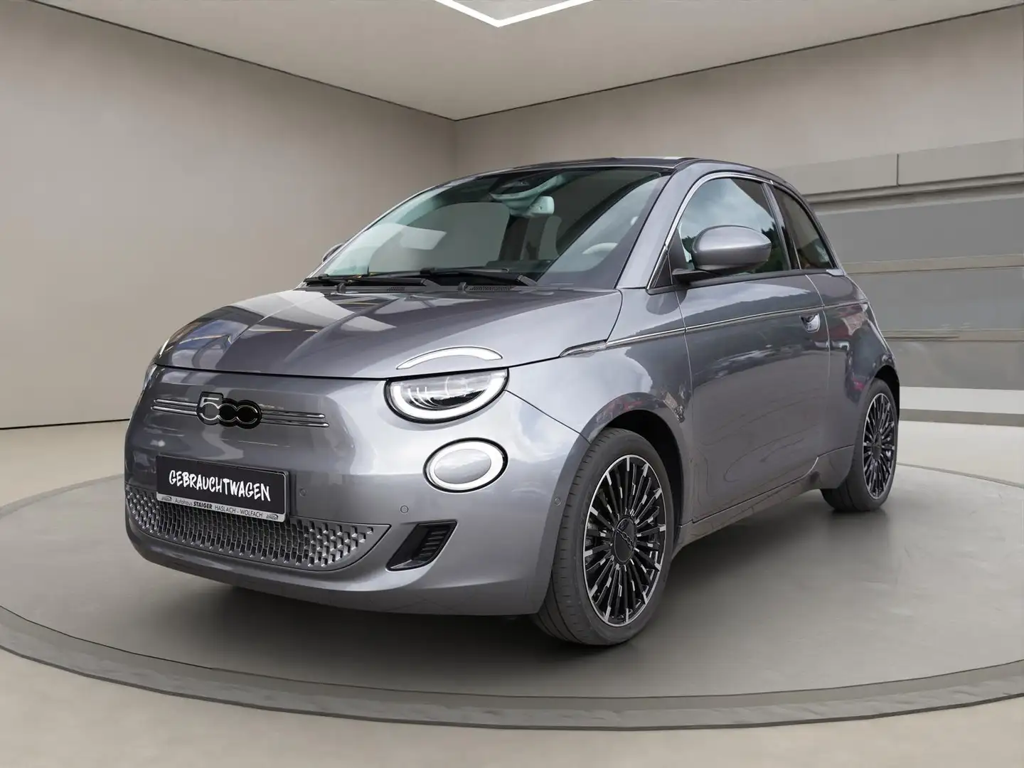 Fiat 500e by Bocelli 42 kwH Winter-Paket+Kamera+Navi+ Gris - 1