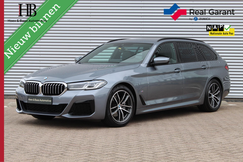 BMW 520 5-serie Touring 520i M-sport/wegkl trekhaak/laser