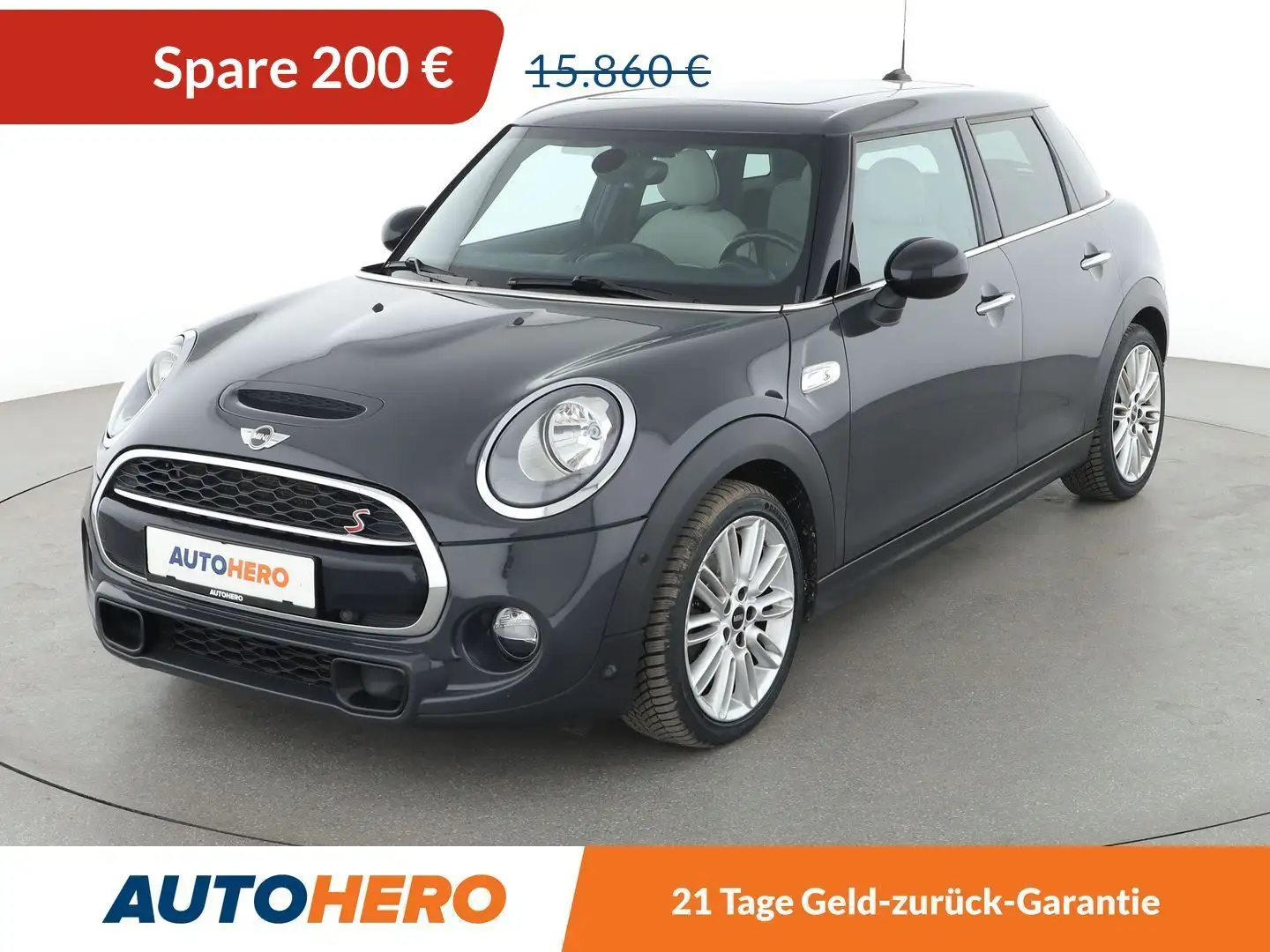 MINI Cooper S Cooper S Aut.*NAVI*TEMPO*PDC*SHZ*ALU* Grau - 1