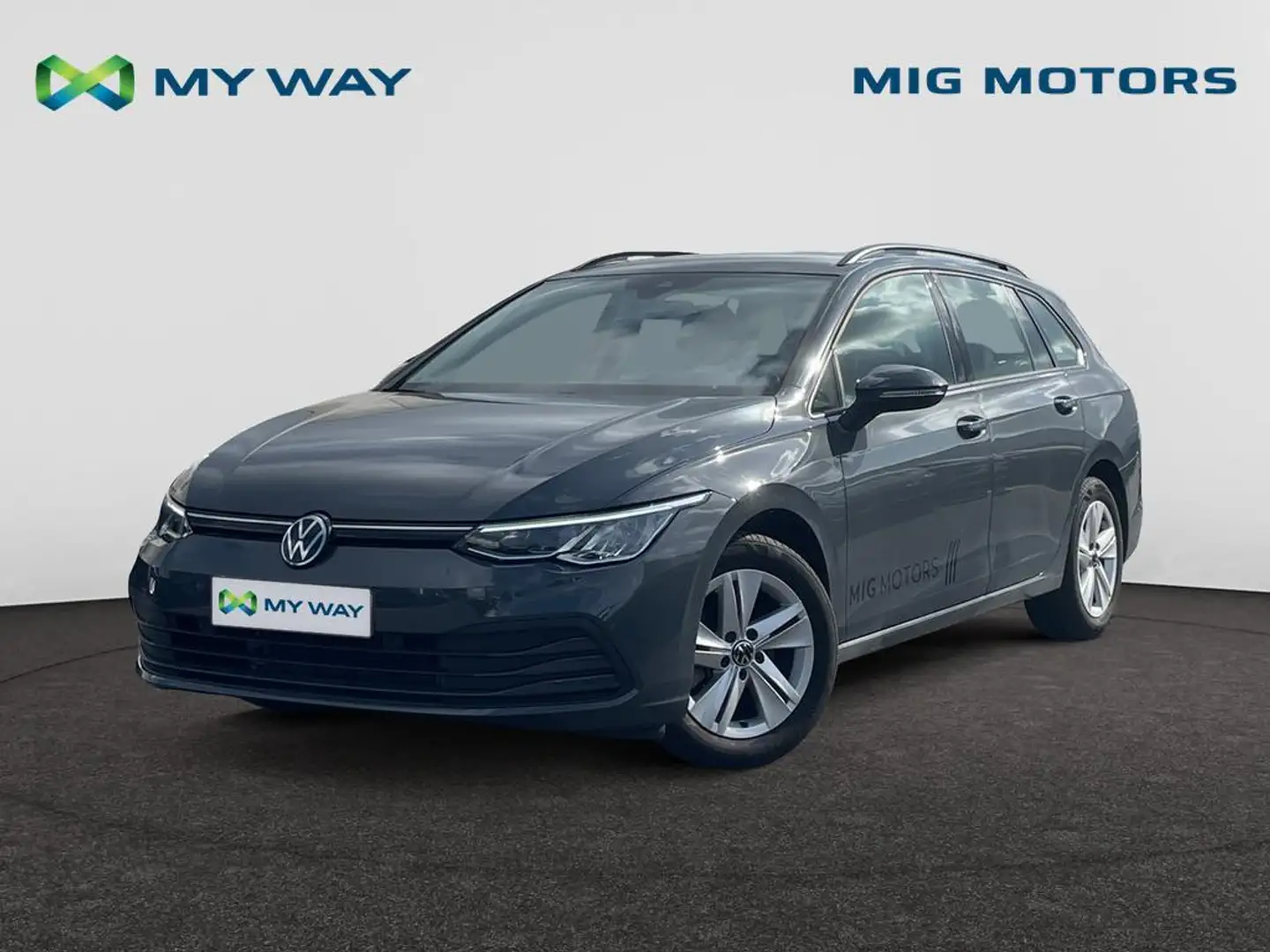 Volkswagen Golf Variant Life Business 1.0 eTSI (110 pk) automaat  /// Acht Grijs - 1
