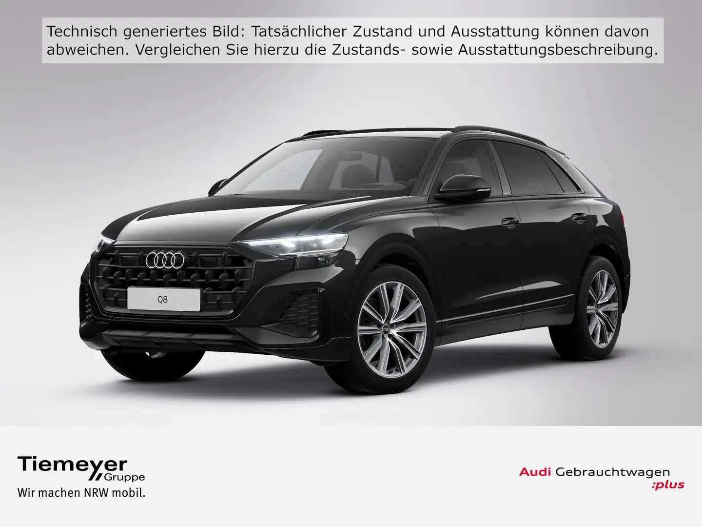 Audi Q8 45 TDI Q UPE108 LM21 MEMORY AHK AIR-SUSPENSIO Noir - 1