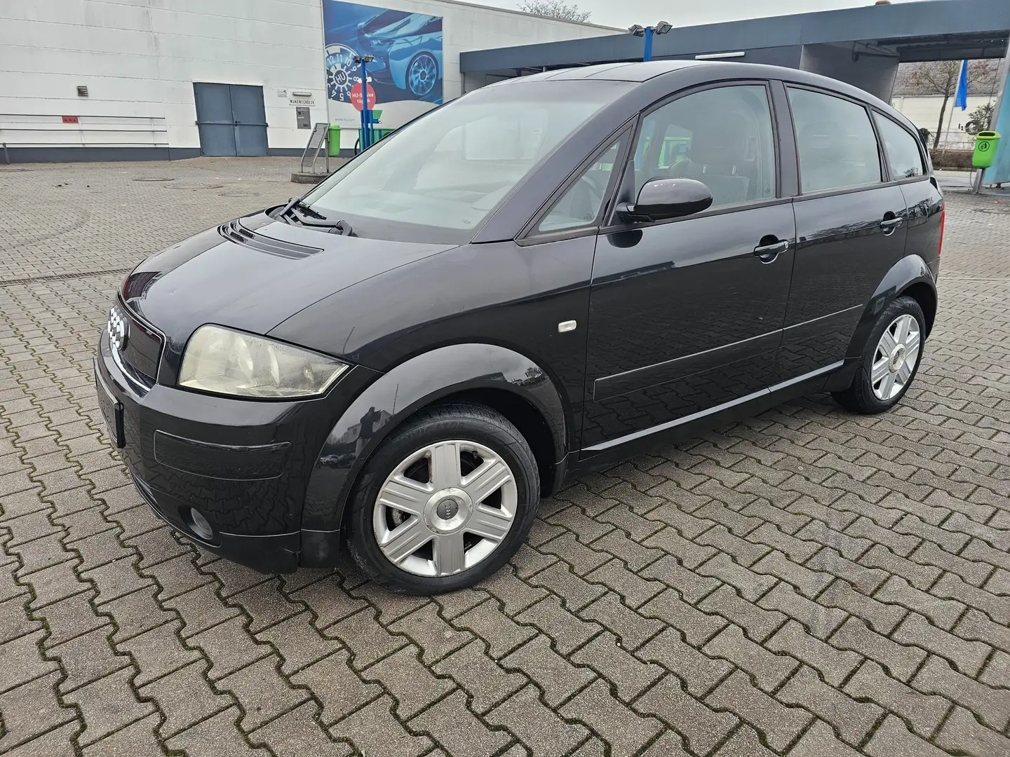 Audi A2 A2 1.4,L,Klima,ZV,el.Fenster,Alu,Tüv 01/2028 Schwarz - 1