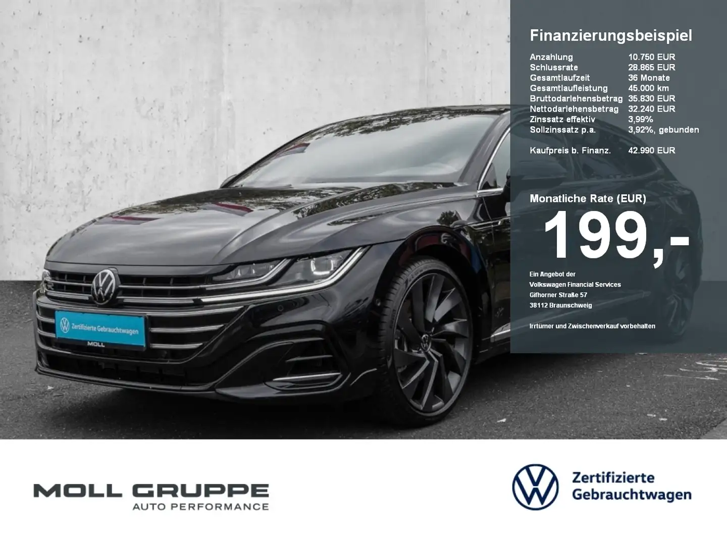 Volkswagen Arteon 2.0 TSI DSG Shooting Brake R-Line 4xSHZ Zwart - 1