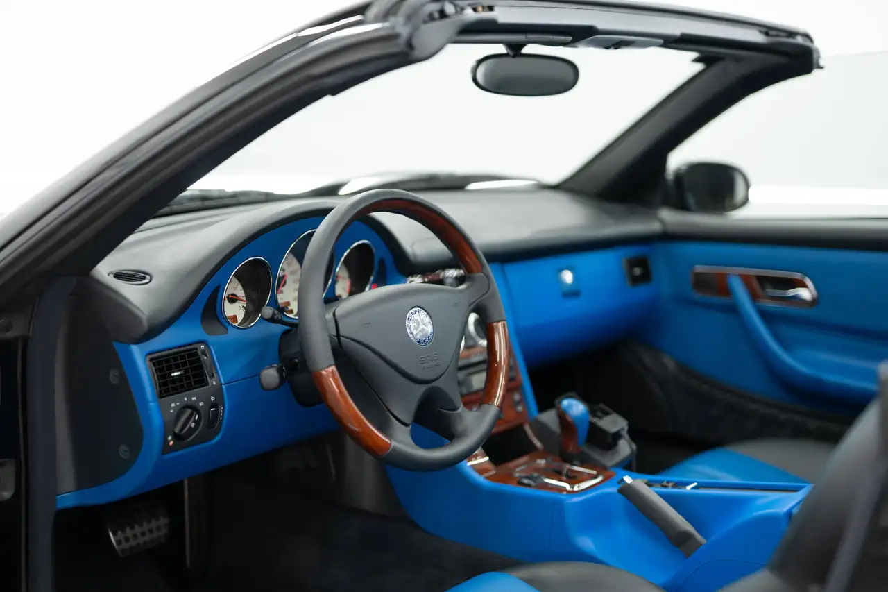 Mercedes-Benz SLK 200 k 163cv Evo | ASI | Tagliandi Mercedes-Benz | Interni Legno Eucalipto-Pelle Blu galassia |, foto 7