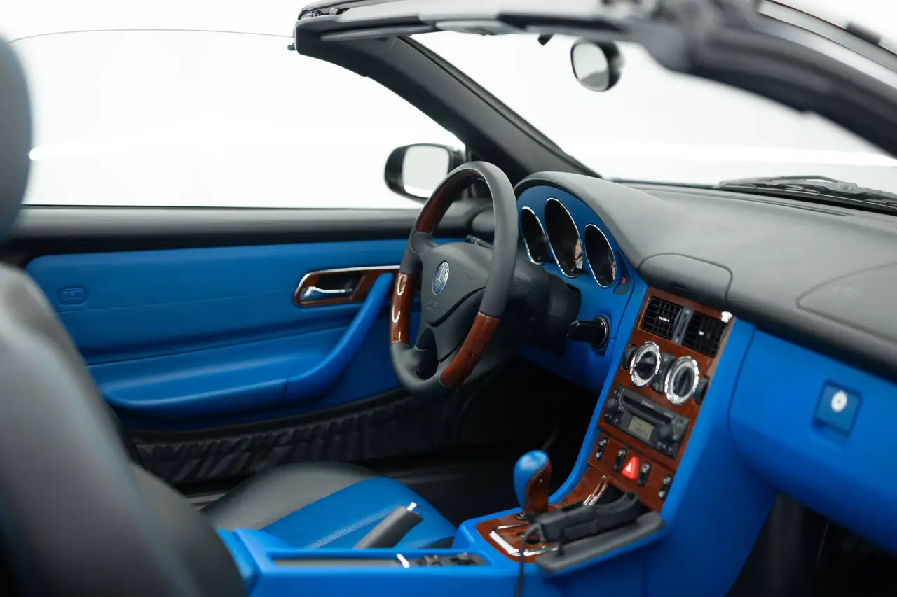 Mercedes-Benz SLK 200 k 163cv Evo | ASI | Tagliandi Mercedes-Benz | Interni Legno Eucalipto-Pelle Blu galassia |, foto 3