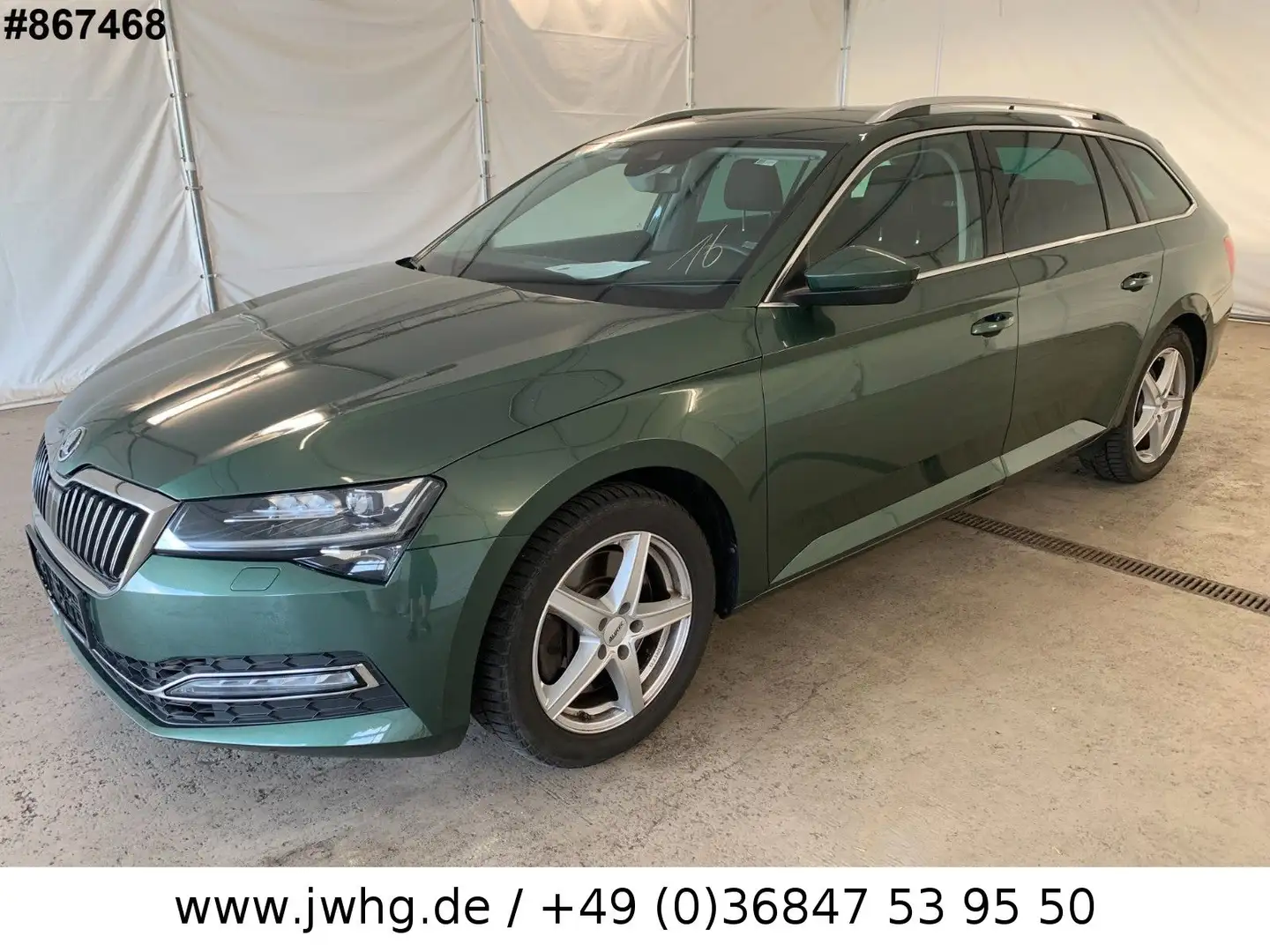 Skoda Superb Style 4x4 MATRIX/NAVI/DAB/AHK Grün - 1