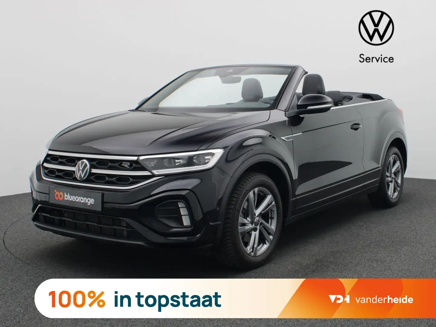 Volkswagen T-Roc Cabrio 1.5 TSI R-Line 150PK DSG Adaptieve Cruise C Zwart - 1